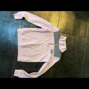 Victoria’s Secret light pink quarterzip sweatshirt